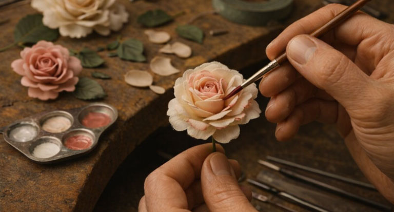 آموزش ساخت گل و زیور